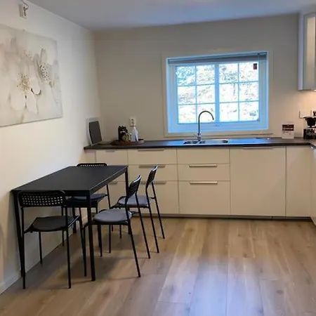 Apartamento Moderne Og Fullt Utstyrt 3-rom Hageleilighet Sentrum Naer Bergen