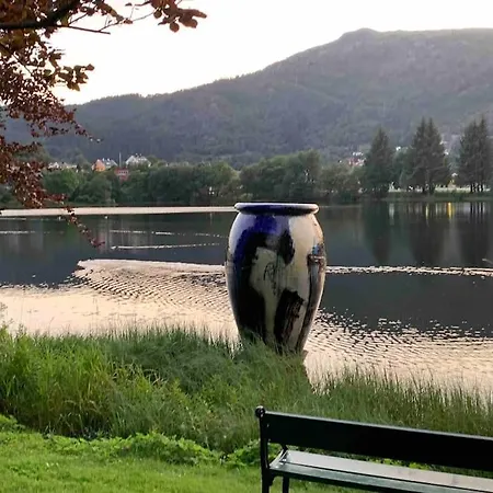 Moderne Og Fullt Utstyrt 3-rom Hageleilighet Sentrum Naer *